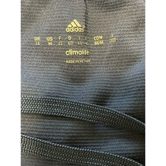 ADIDAS Shorts Womens Teal Blue Green Running Lined Mesh Drawstring Gym Size M - Picture 4 of 4